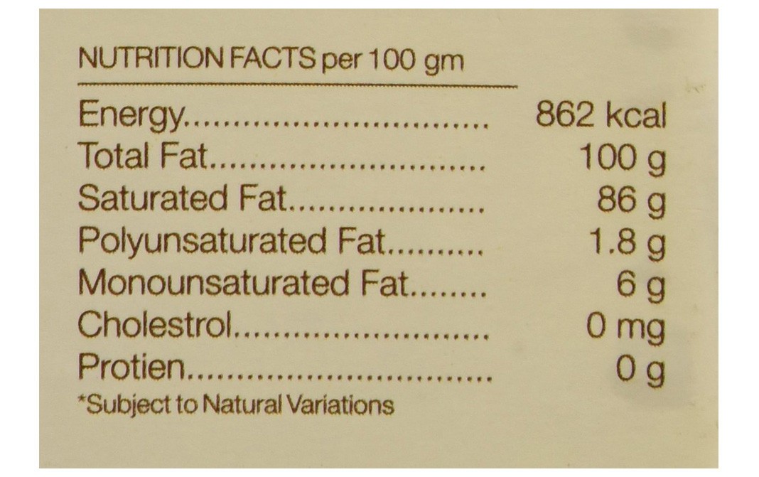 Pure & Sure Organic Coconut Oil    Glass Bottle  500 millilitre